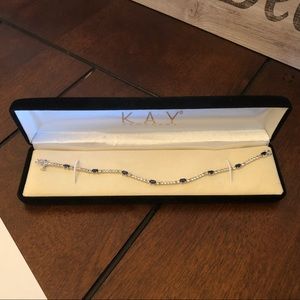 Blue Sapphire Tennis Bracelet